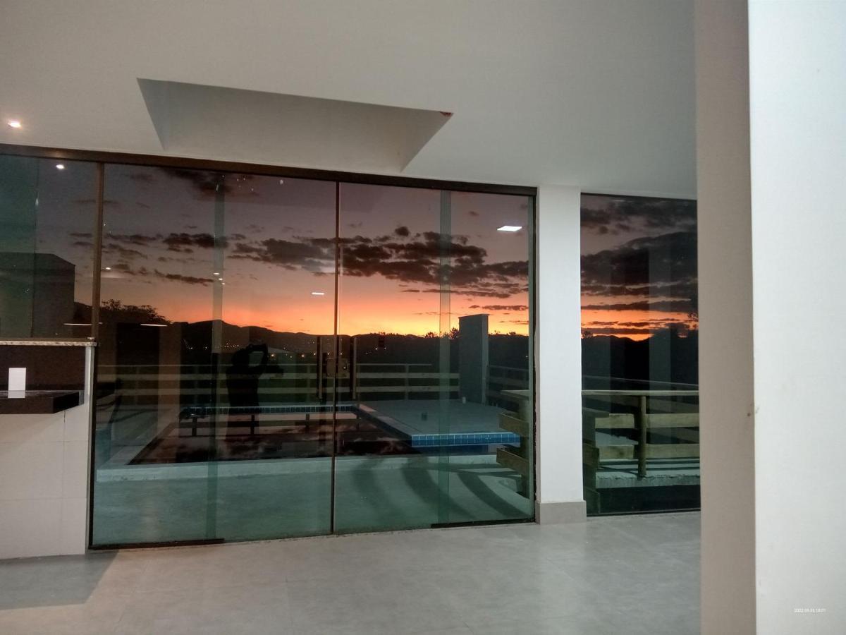 Recanto Brenda - Casa Luxo Capitolio Com Vista Pro Lago, Escarpas E Morrochapeu Ngoại thất bức ảnh
