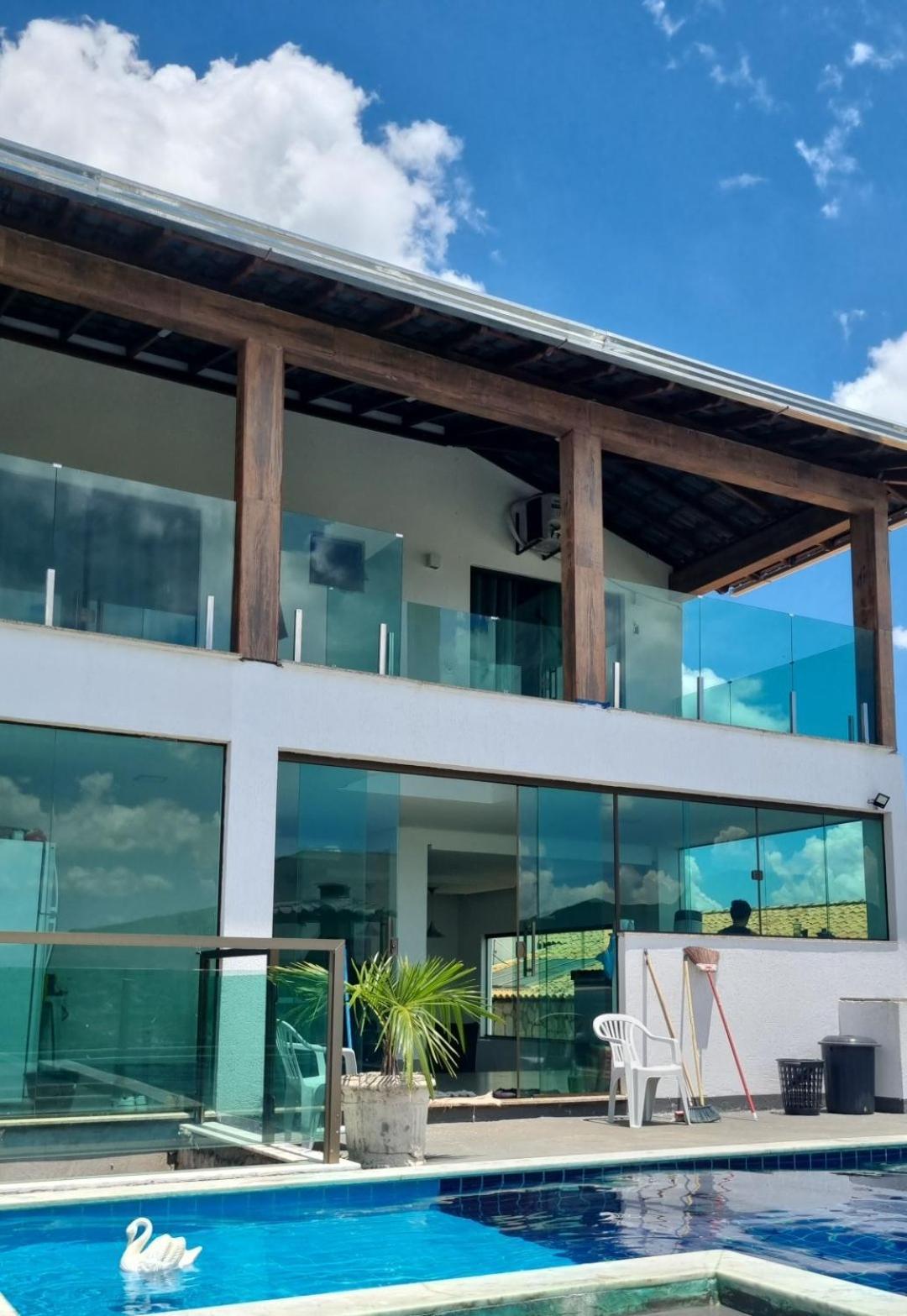 Recanto Brenda - Casa Luxo Capitolio Com Vista Pro Lago, Escarpas E Morrochapeu Ngoại thất bức ảnh